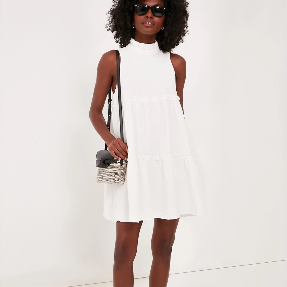 Tuckernuck Pomander Place White Lightweight Gauze Morgan Dress